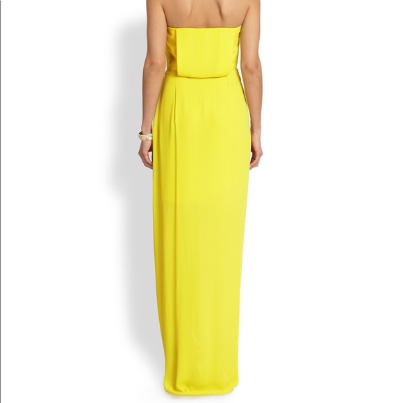 Like new BCBGMaxazria Jesse Draped Strapless Gown XS 4 - Picture 5 of 5